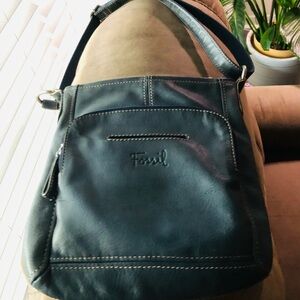 Fossil faux leather shoulder bag